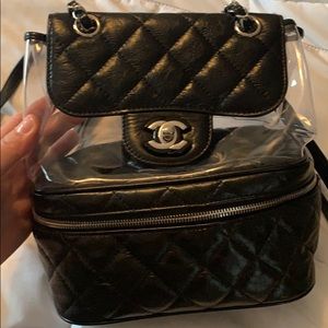 Chanel pvc backpack